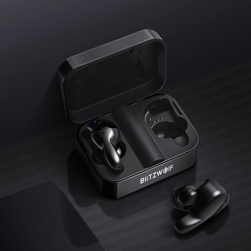 Беспроводные спортивные наушники Blitzwolf TWS с bluetooth Hi-Fi стерео двойным микрофоном |