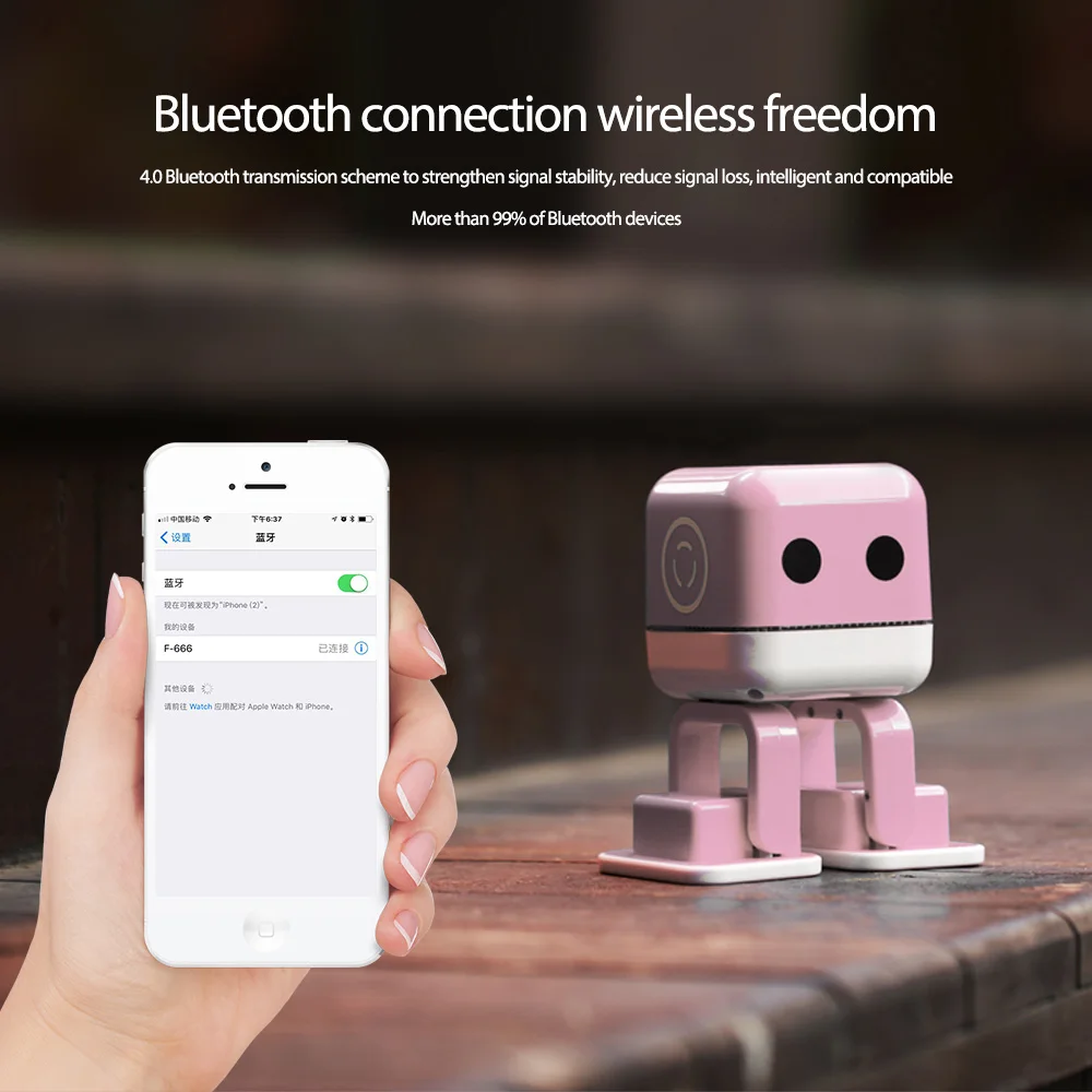 Leegoal F9 Cubee Интеллектуальный робот развивающие музыкальные Динамик голос