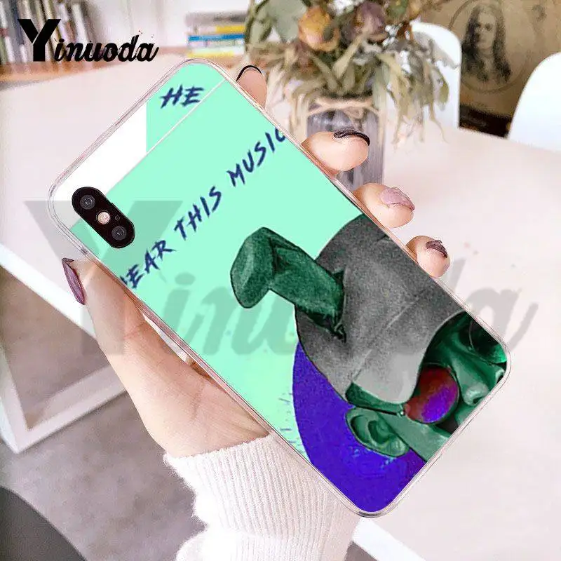 Прозрачный чехол для телефона Yinuoda Bad Bunny Maluma Lil Peep iPhone 8 7 6 6S Plus X 5 5S SE 5C XS XR11 11pro