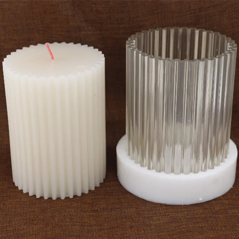 

DIY Cylindrical coarse teeth candle making candle model,High temperature resistant candle mould for diy