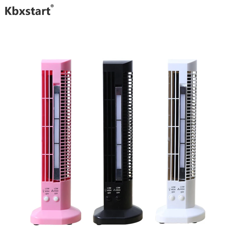 

Kbxstart New Led Desk Lamp USB Leafless Fan Creative Design Portable Home Quiet Small Fan