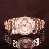natural tourmaline stone bracelet natural garnet stone bracelet 33mm watch diy jewelry for woman for summer wholesale