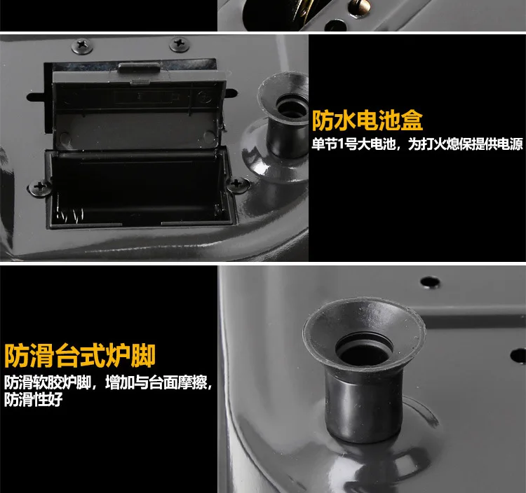 Home Built-in Ranges Natural Gas Liquefied Gas Integrated Cooktop Kitchen Appliance Tempered Glass Easy Cleaning Ranges