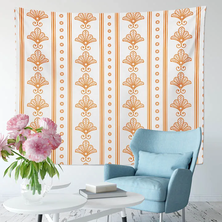 Tribal Ethnic Classic Design Regular Geometric Shapes Pattern Multifunctional Fabrics Printings Door Curtain Bedspread Tapestry | Дом и сад