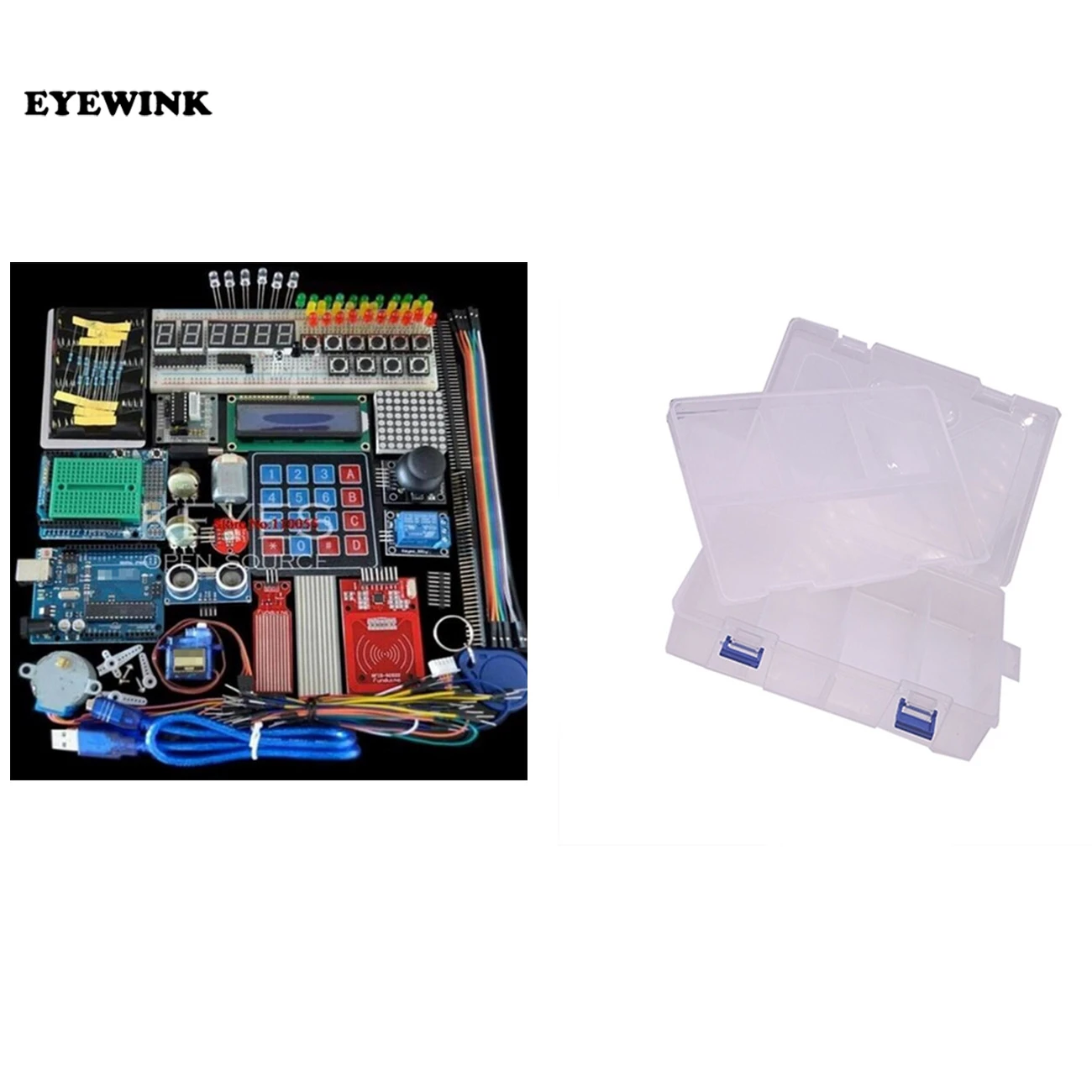 Стартовый набор для Arduino Uno R3 макетная плата и держатель шаговый