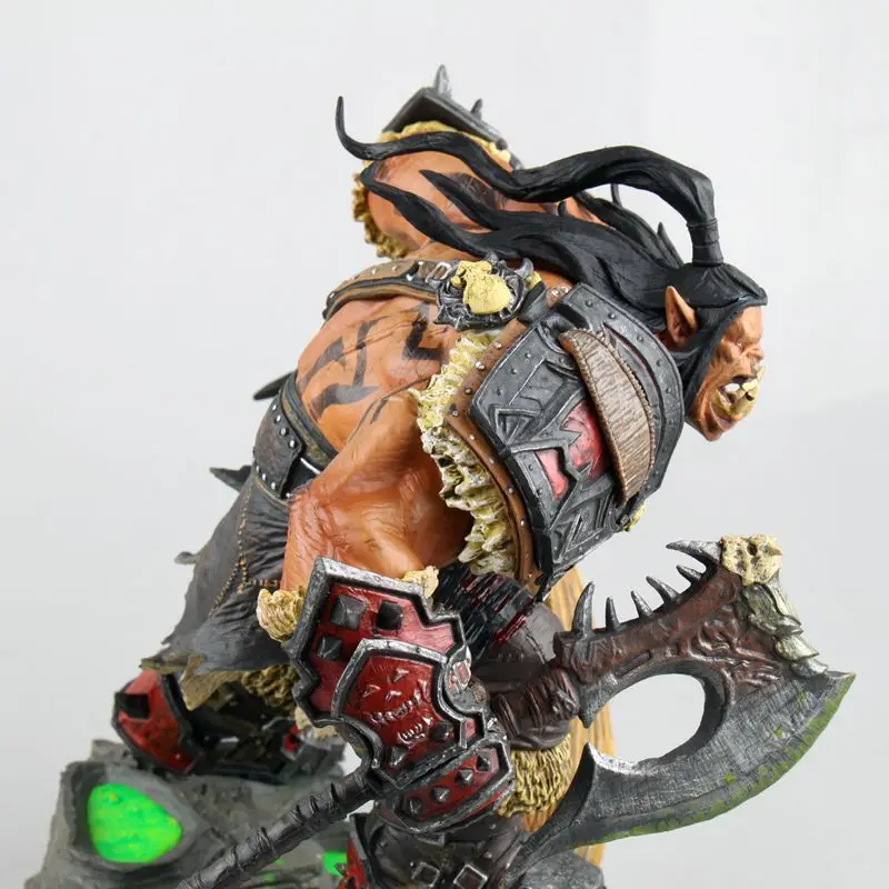 В наличии wow Grom Hellscream PVC сделанная фигурка игрушка для коллекции|Игровые фигурки и