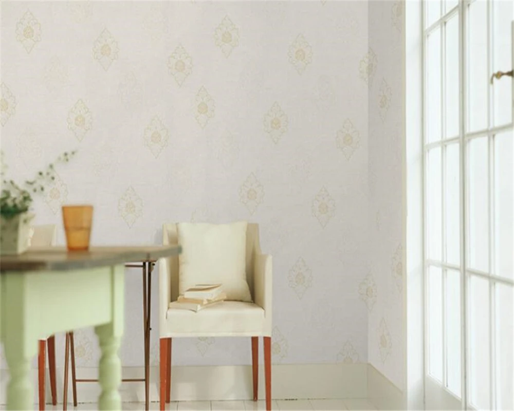 

beibehang behang Non-woven wallpaper modern minimalist European flower living room master bedroom full wallpaper for walls 3 d