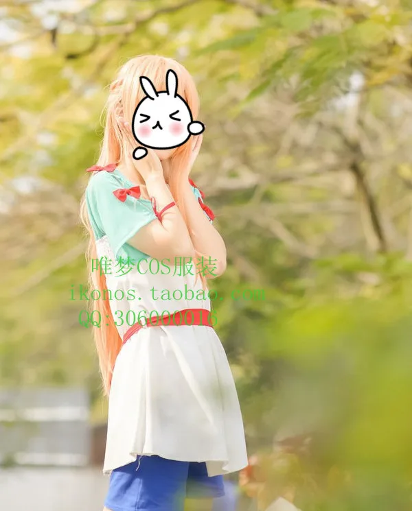 

Sword Art Online YuuKi Asuna Cosplay Costume Lolita Dress