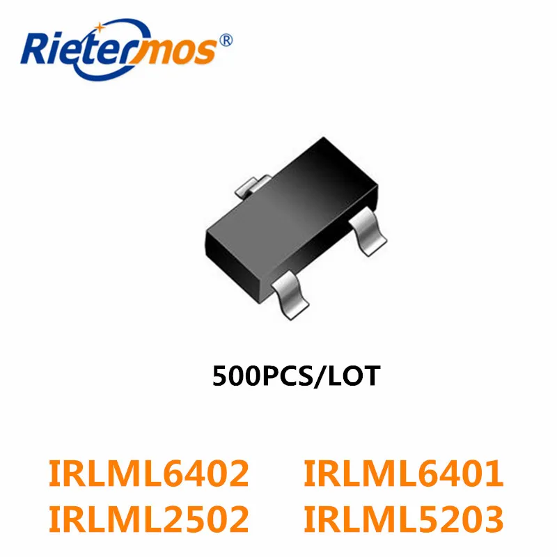 SMD 500 шт. SOT23 IRLML6402TRPBF IRLML2502TRPBF IRLML5203TRPBF IRLML6401TRPBF IRLML6402 IRLML2502 IRLML5203 IRLML6401|smd|smd sot23smd 50 |