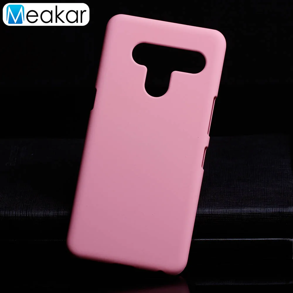 Pink Матовый пластиковый чехол 6.4для LG V50 чехол для LG V50 Thinq 5G чехол-лента на заднюю панель - Цвет: Pink