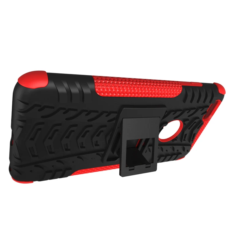TPU Plastic Dual Layers Heavy Duty Hard Soft Hybrid Rugged Protective Case with Foldable Kickstand For iPhone 6 Plus 6s |