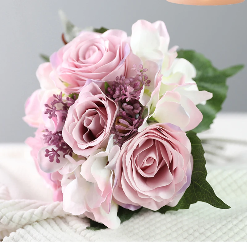 Шелковая Роза искусственные цветы аксессуары для невесты подружки