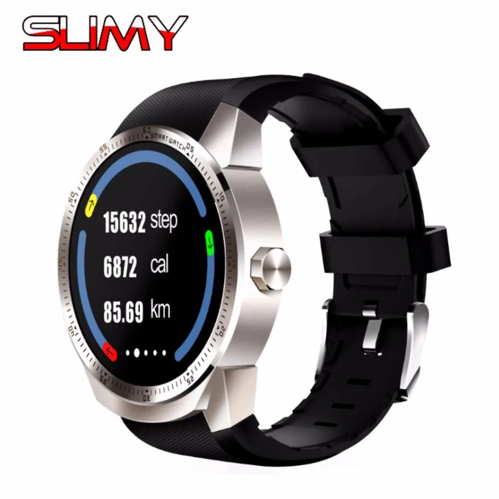 Смарт часы Slimy K98H 3G Android 4 ОС MTK6572A ОЗУ 512 МБ ПЗУ 4G поддержка Nano SIM карты GPS Wi Fi