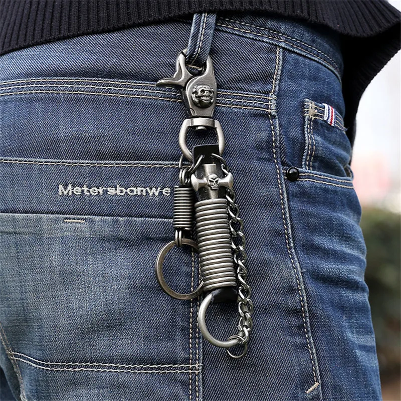 Zorcins в стиле панк любовь из натуральной кожи рок ретро весенние брелки для ключей