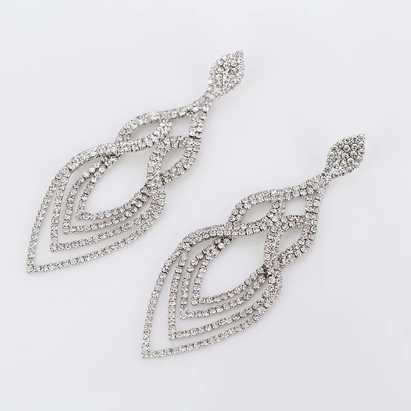 YFJEWE модные свадебные аксессуары ювелирные изделия женские серьги Bijoux подлинные SWA ЭЛЕМЕНТЫ Австрийские длинные с кристаллами серьги# E053