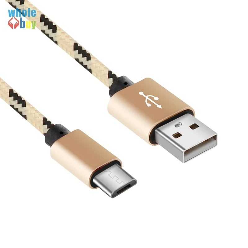 500 шт/партия 0,25 м 1 м 2 м 3 м нейлоновая плетеная решетка Micro 5pin 8pin type-c кабель для быстрой зарядки для iphone huawei sony