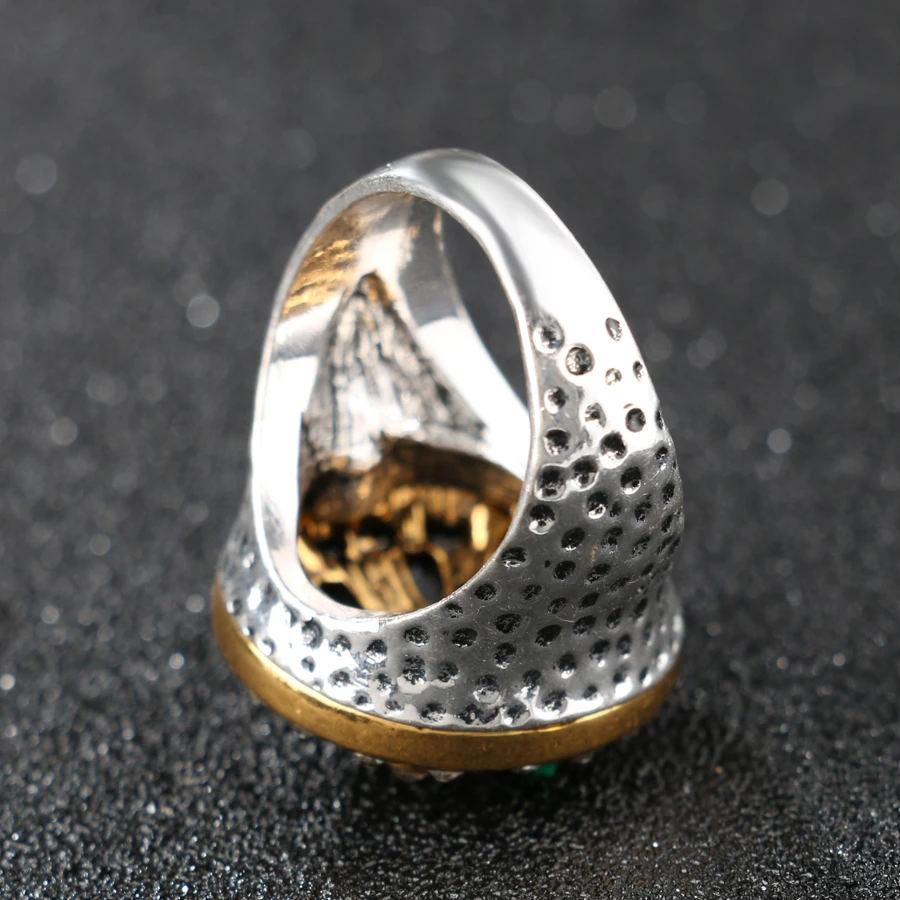 Женские кольца с клевером Lucky Винтажные Украшения из тибетского сплава золотым и