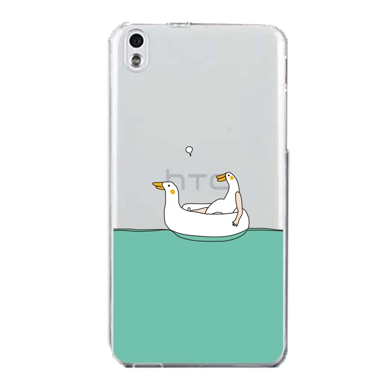 Мягкий прозрачный чехол для телефона из ТПУ с изображением животных HTC D820 M8 M9 A9