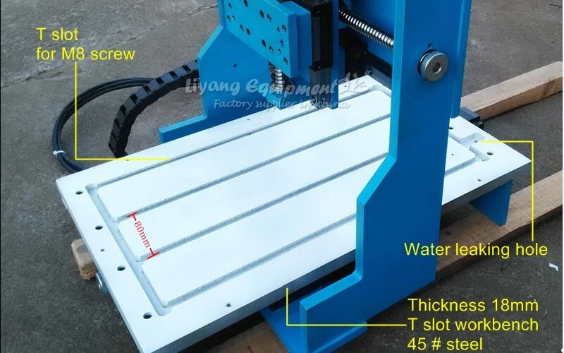 

LY CNC 2200w 3 axis metal linear guide cnc milling machine 3040 L