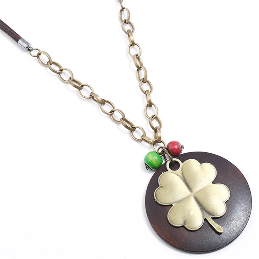 Цепочка с подвеской в виде четырехлистного клевера|fashion jewelry|jewelry fashionchain jewelry |
