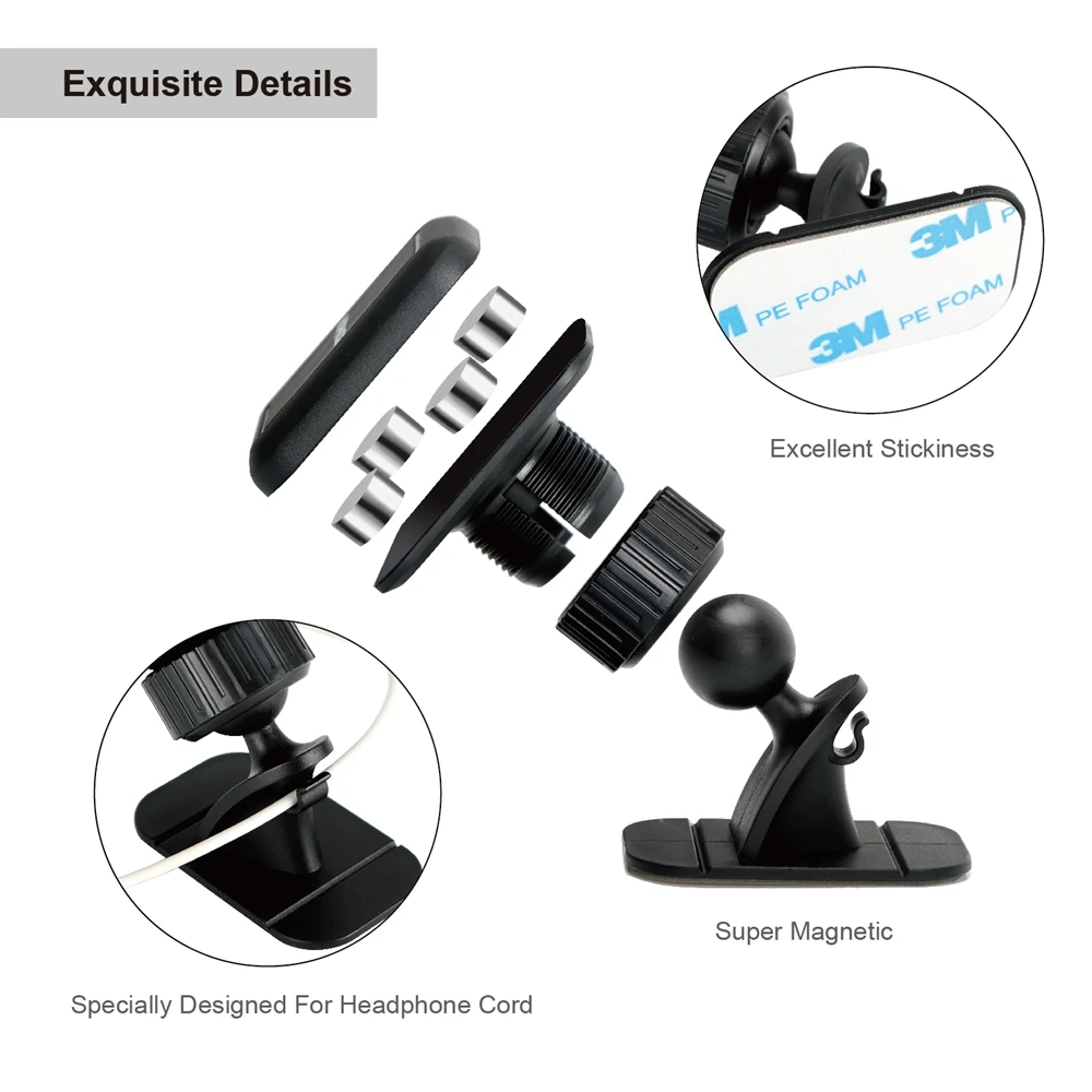 Универсальный автомобильный держатель для телефона на магните мобильный