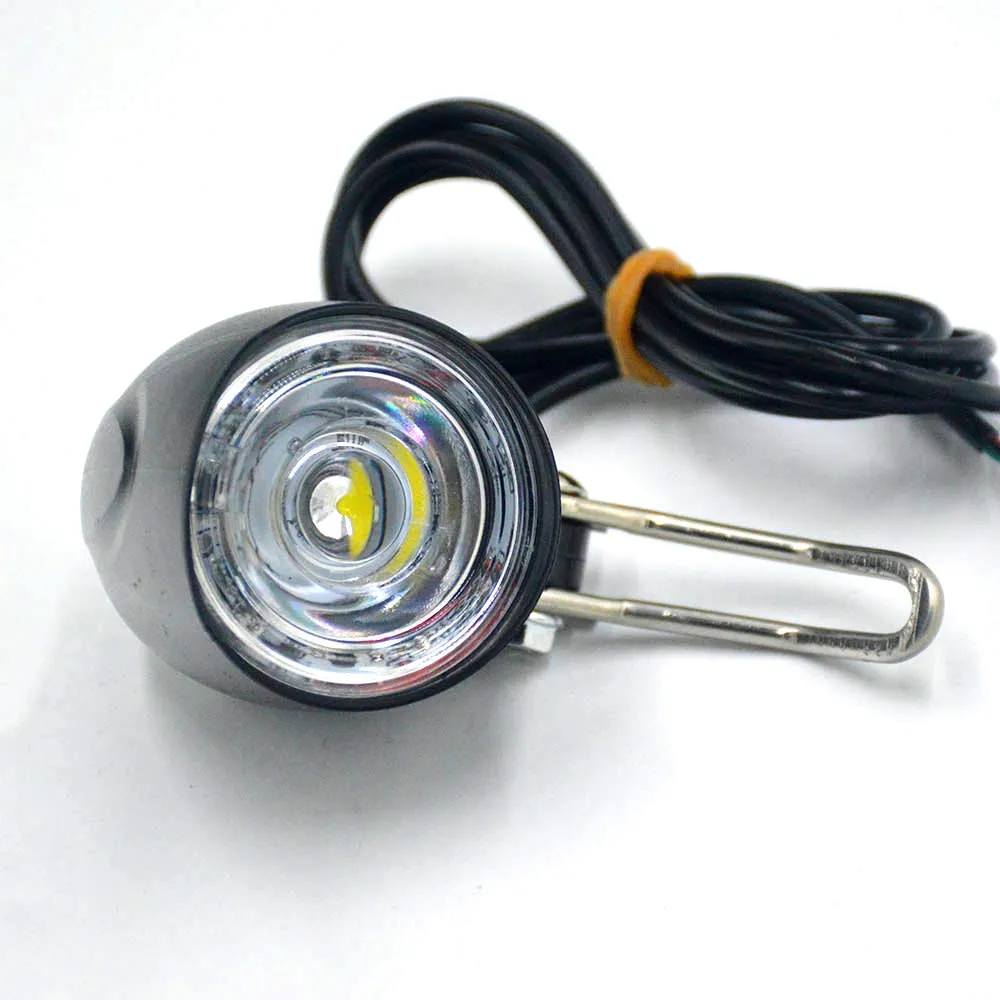 Е байка 36В 48В 60В велосипед Рог Водонепроницаемый вспышка светильник со звуковым