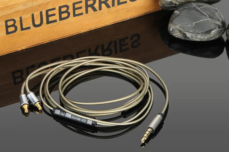 Кабель A2DC для ath-ls50 E40 LS70 LS200IS E70 CKR100 CKR90 CKS1100 наушники гарнитуры кабели с микрофоном для Android IOS