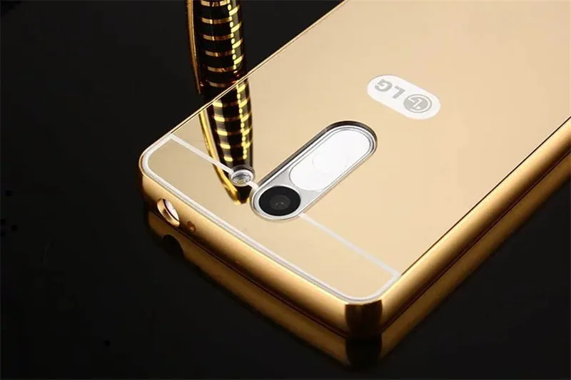 Для lg bello зеркало case покрытие металлический каркас с задней Трудная крышка Случая