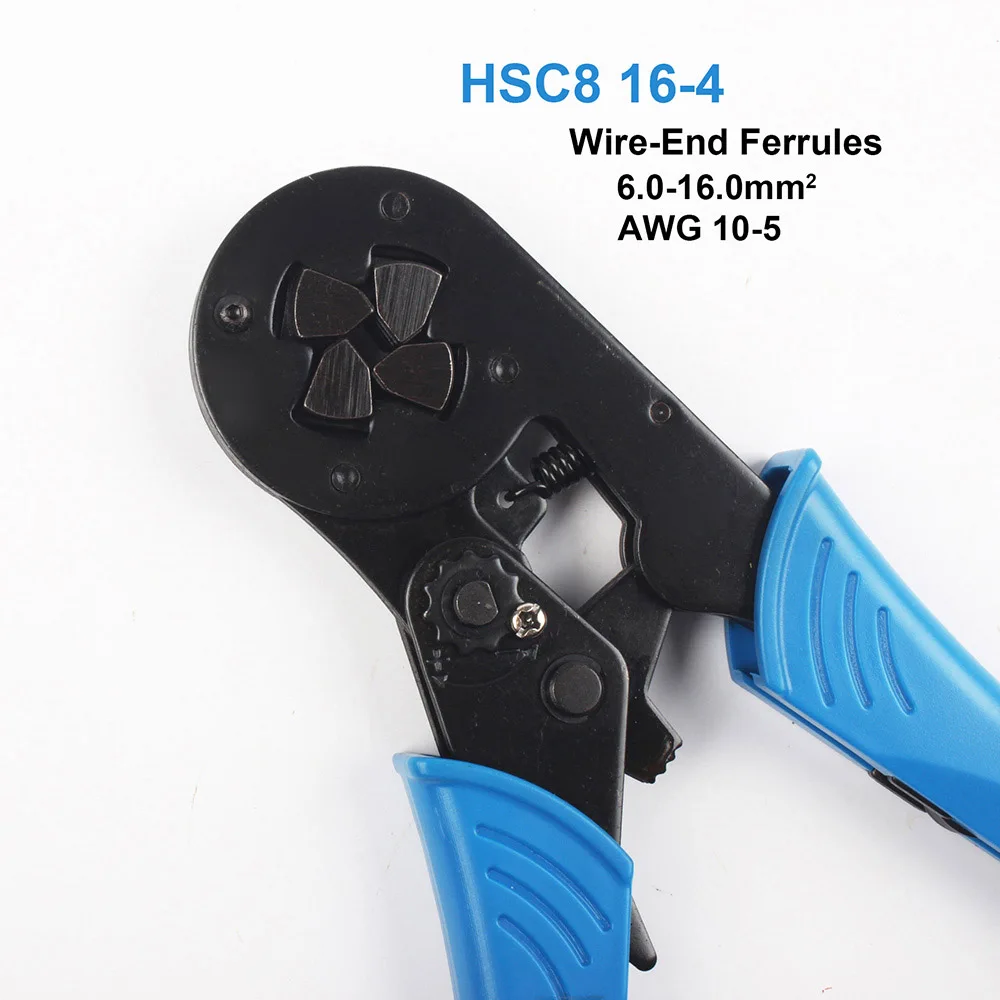 16-4 HSC8 16-4 HSC8 6-6 мини-тип саморегулируемые обжимные плоскогубцы 0,25-6 мм 6-16 мм мульти инструменты руки плоскогубцы Четырехсторонние - Цвет: 16-4