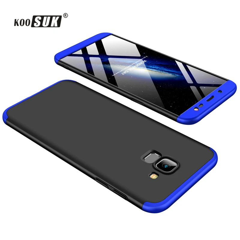 Модный двухцветный чехол для Samsung Galaxy J6 2018 J600 J600F чехлы съемная задняя крышка