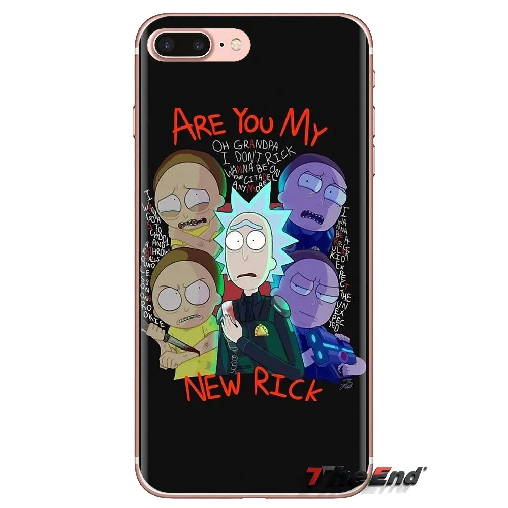 Cartoon Comic Meme Rick And Morty Soft Bag Case For Xiaomi Mi3 Samsung A10 A30 A40 A50 A60 A70 Galaxy S2 Note 2 Grand Core Prime |