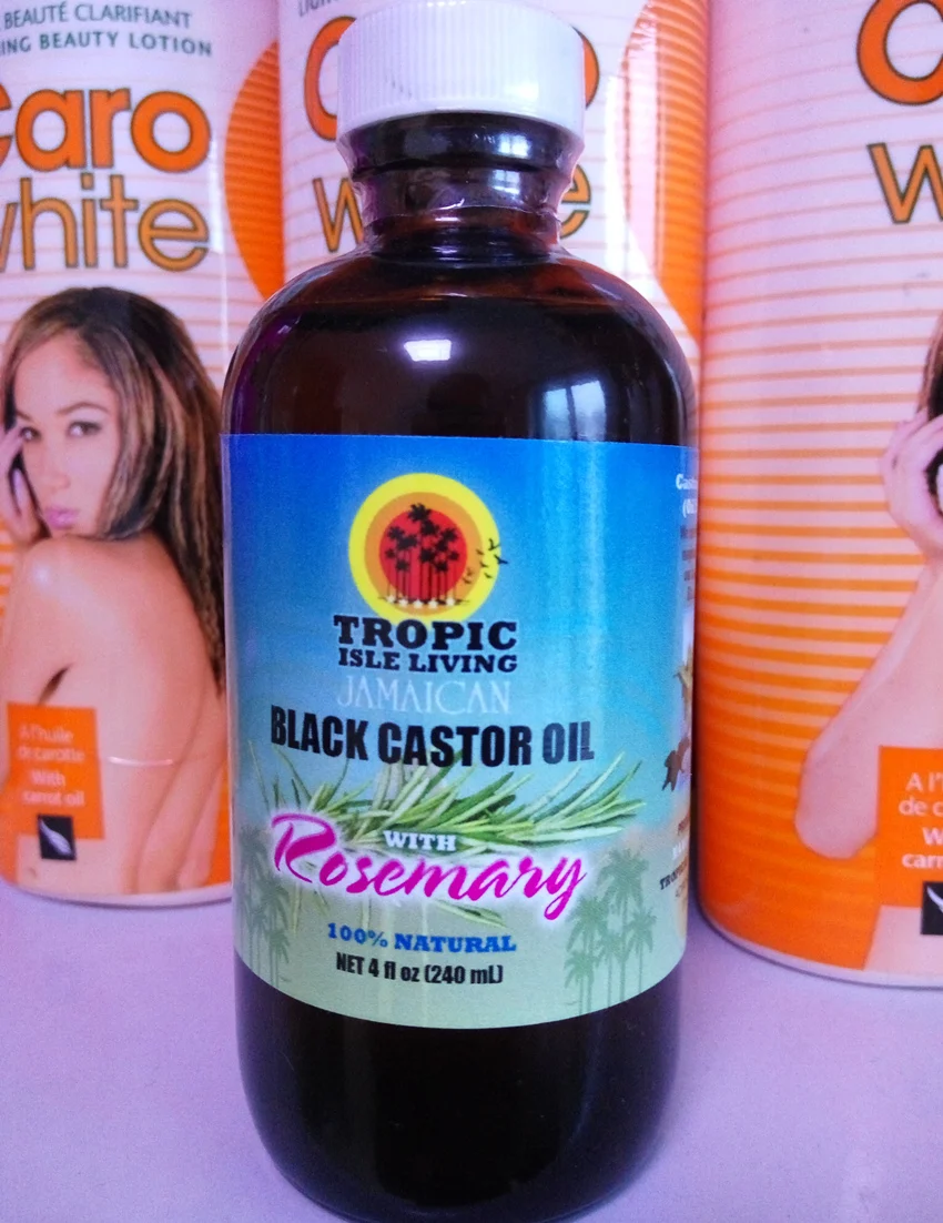 Масло касторовое черное с розмарином 4 унции (бесплатная бутылка) Jamaican|black castor oil|oil