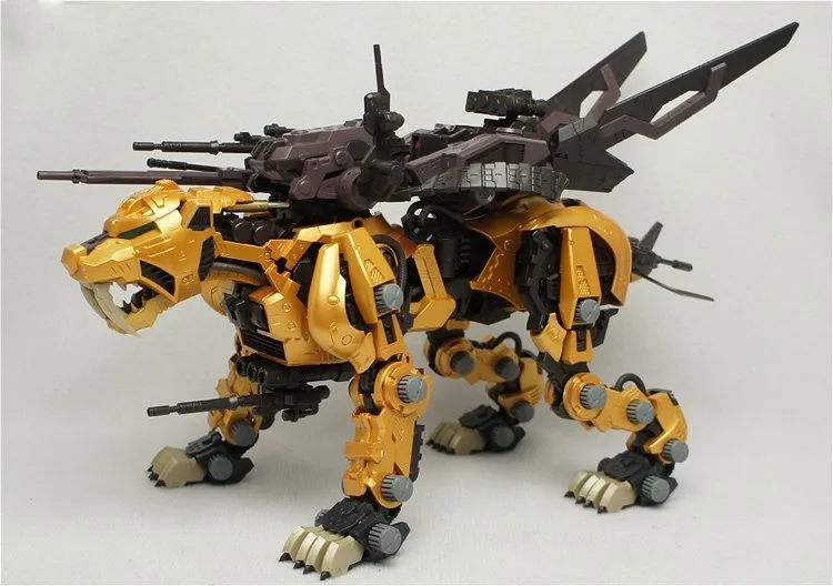 BT 1/72 ZOIDS сабля Тигровая золото собранная модель Gundam Аниме Фигурки игрушки в сборе