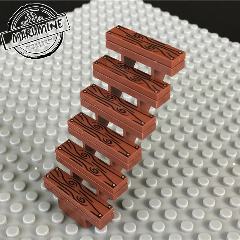 MARUMINE 100 шт. 1x4 плитка тарелка с изображением деревянного пола и кирпичи 2431 здание Мпц блоки игрушки оптом аксессуары совместим со всеми основными брендами