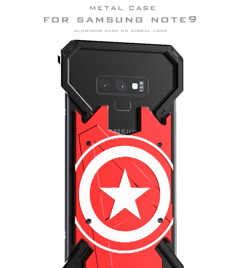 Супер герой металлический корпус для samsung Galaxy S10 S9 S8 плюс S10e примечание 9 8 5 S7 S6 Edge чехол Человек-паук мужское кольцо защитный чехол для телефона сумка