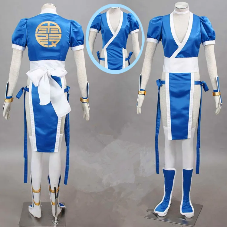 Костюм для косплея кэсуми (синий) мертвый или живой E001 |