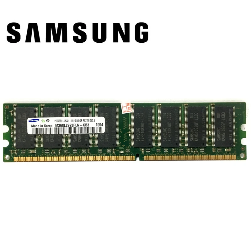 Модуль памяти для настольного ПК Samsung 1 ГБ Гб DDR 2700 3200 u 333 МГц 400 память модуль