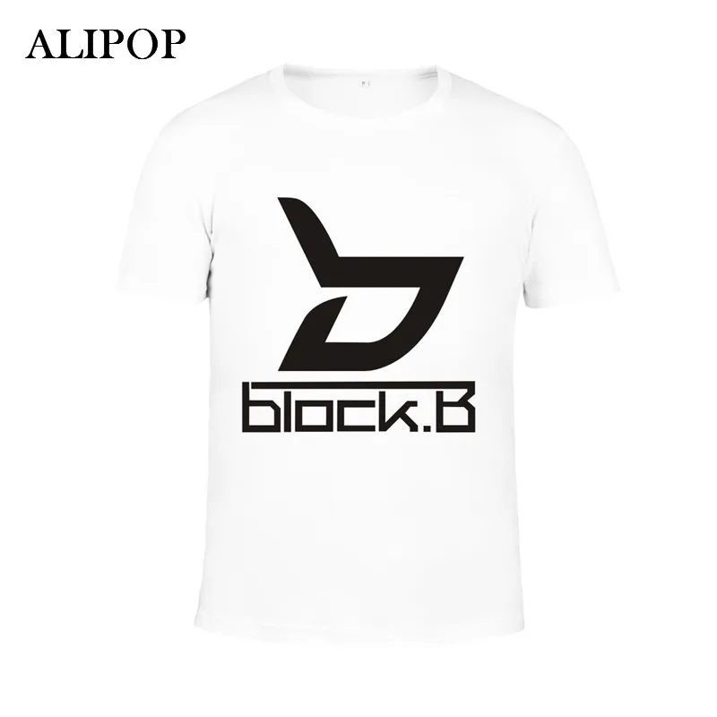 KPOP Fashion Block.B альбом блокировки B ZICO P.O JAEHYO B-BOMB хлопок футболка Топы Одежда футболки