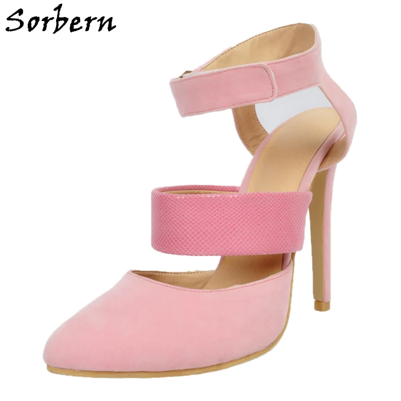 

Женские туфли-лодочки с острым носком, на шпильках