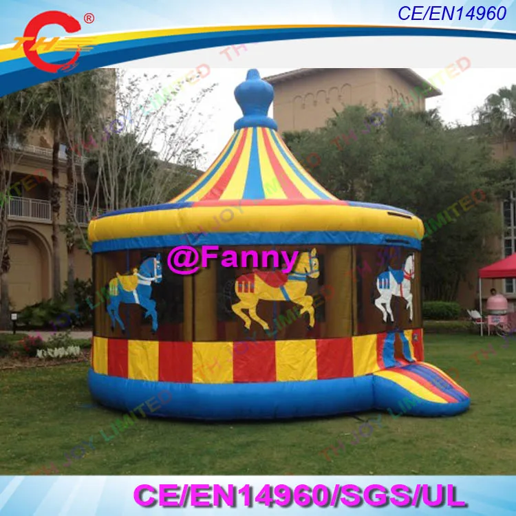 free air shipping to door commercial 4m inflatable Carousel jump bounce house bouncy castle bouncer combos | Игрушки и хобби