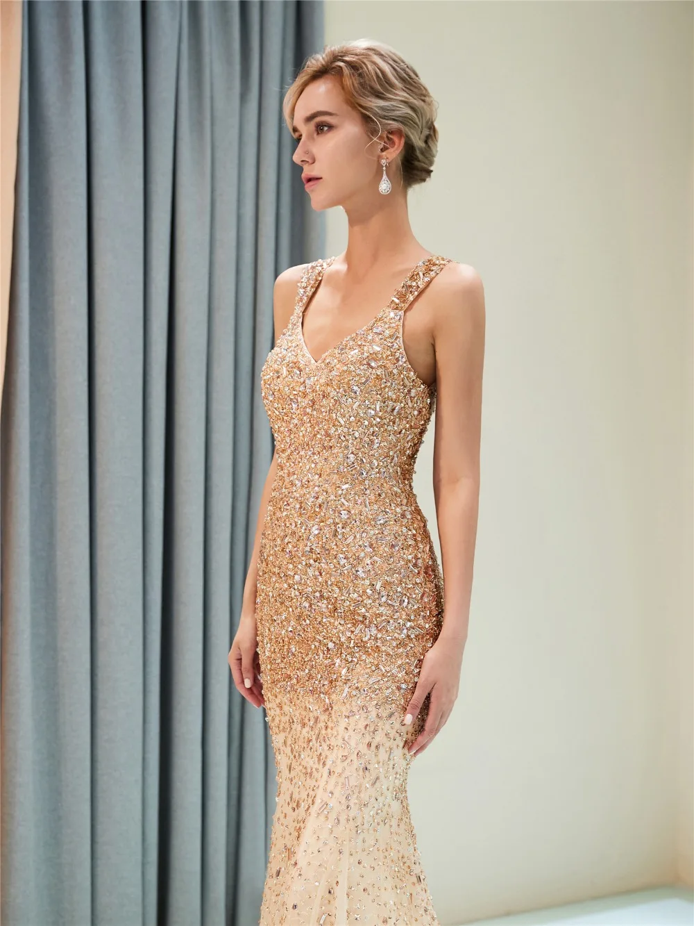 Женское платье на бретельках Forevergracedress роскошное Русалка для выпускного вечера