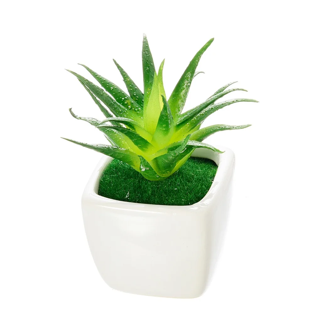 Искусственные растения украшения имитация суккулентов с керамическим набором