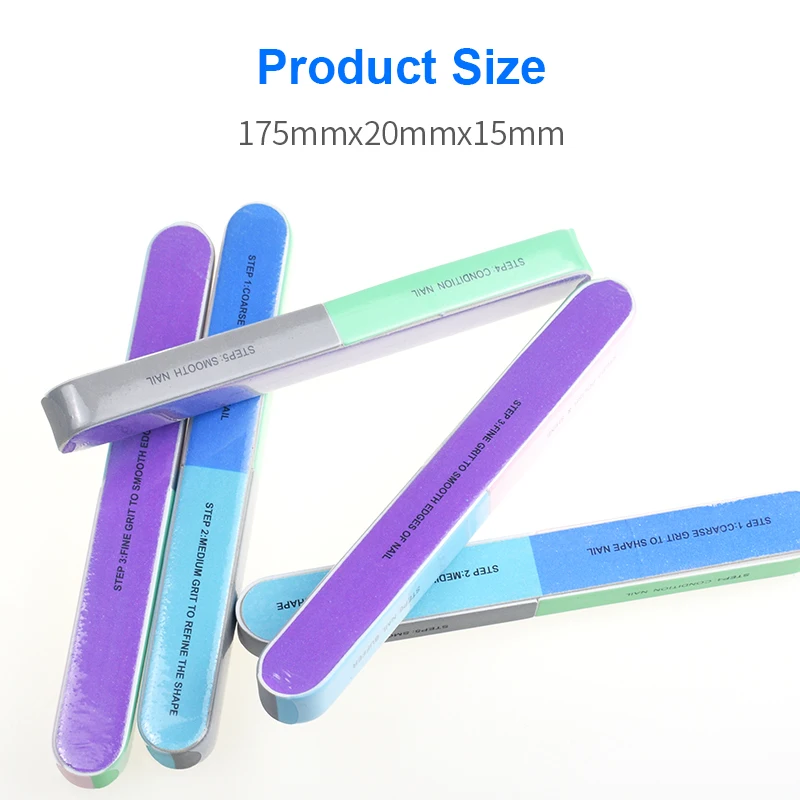 1 шт. шестигранная Полировочная пилка для ногтей пилочки с принтом