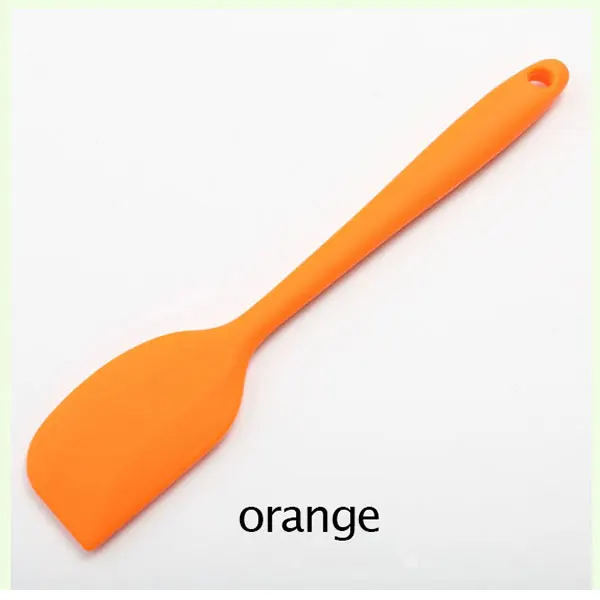 orange Кухня Силиконовый крем масло торт шпатель скребок для смешивания теста кисточка, мешалка для масла щетки для выпечки Инструмент Кухонные Принадлежности - Цвет: orange