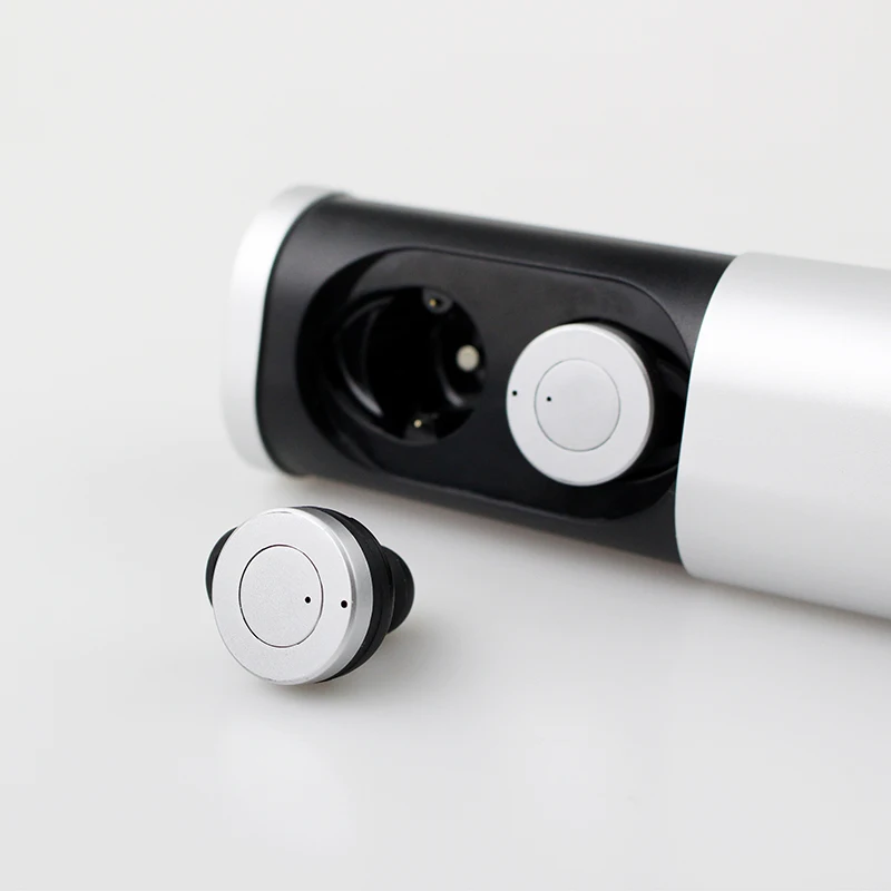 Мини настоящие беспроводные TWS Bluetooth наушники Близнецы стерео гарнитура V4.1 EDR в