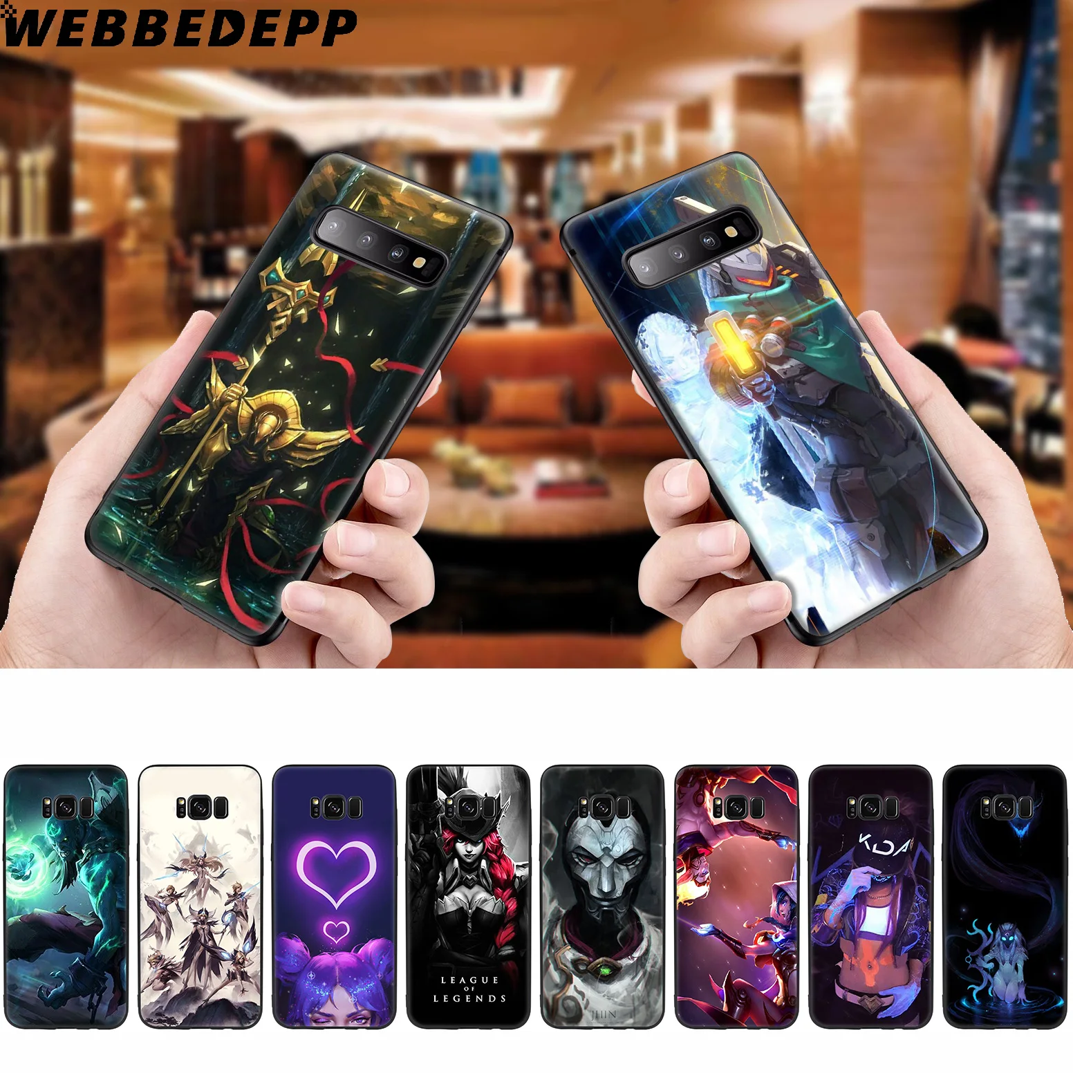 Мягкий чехол WEBBEDEPP League of Legends для Samsung Galaxy S10 S10e S9 S8 Plus S7 S6 Edge &amp J6 2018 Note 10 9 8 |