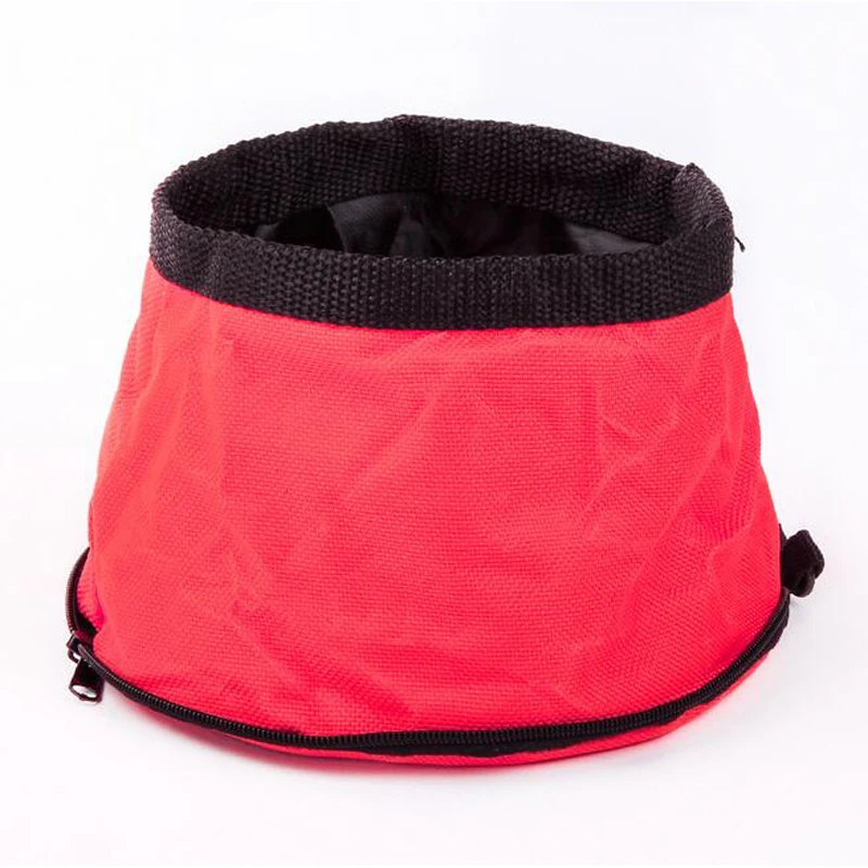 Складная миска для собак хранения пищи рюкзак кормления закуски домашних