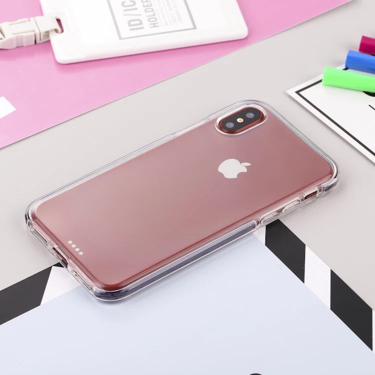 Красочный Роскошный прозрачный чехол для iPhone X ТПУ жесткий силиконовый