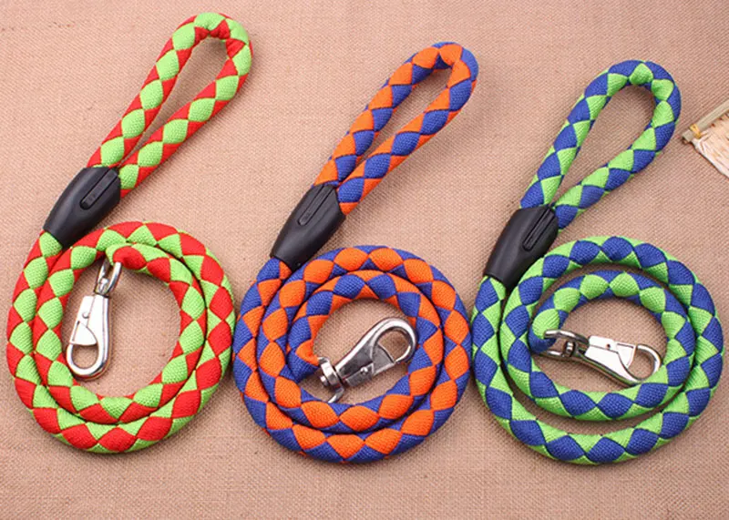 Высокое качество прочная нейлоновая оплетка продлевает собачий поводок для