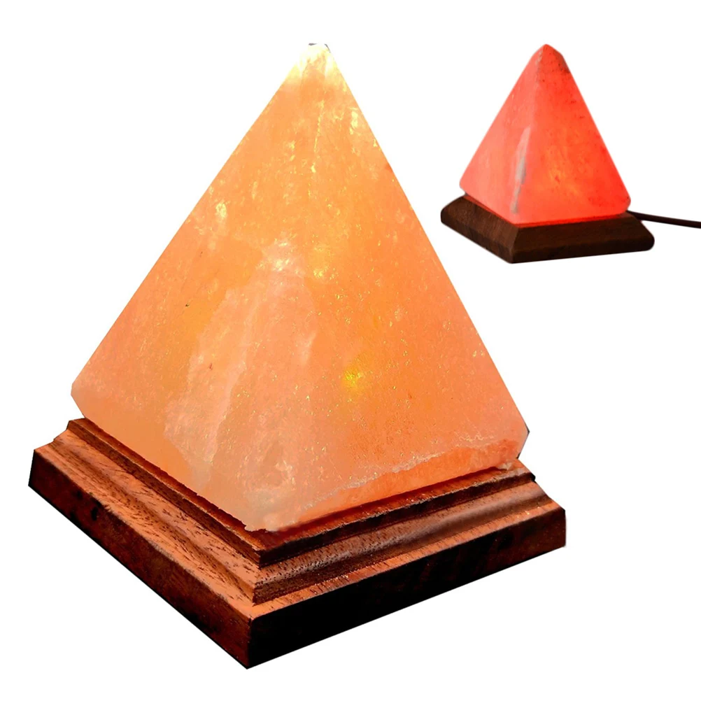 USB Ночной светильник кристальная Гималайская соляная лампа домашний теплый